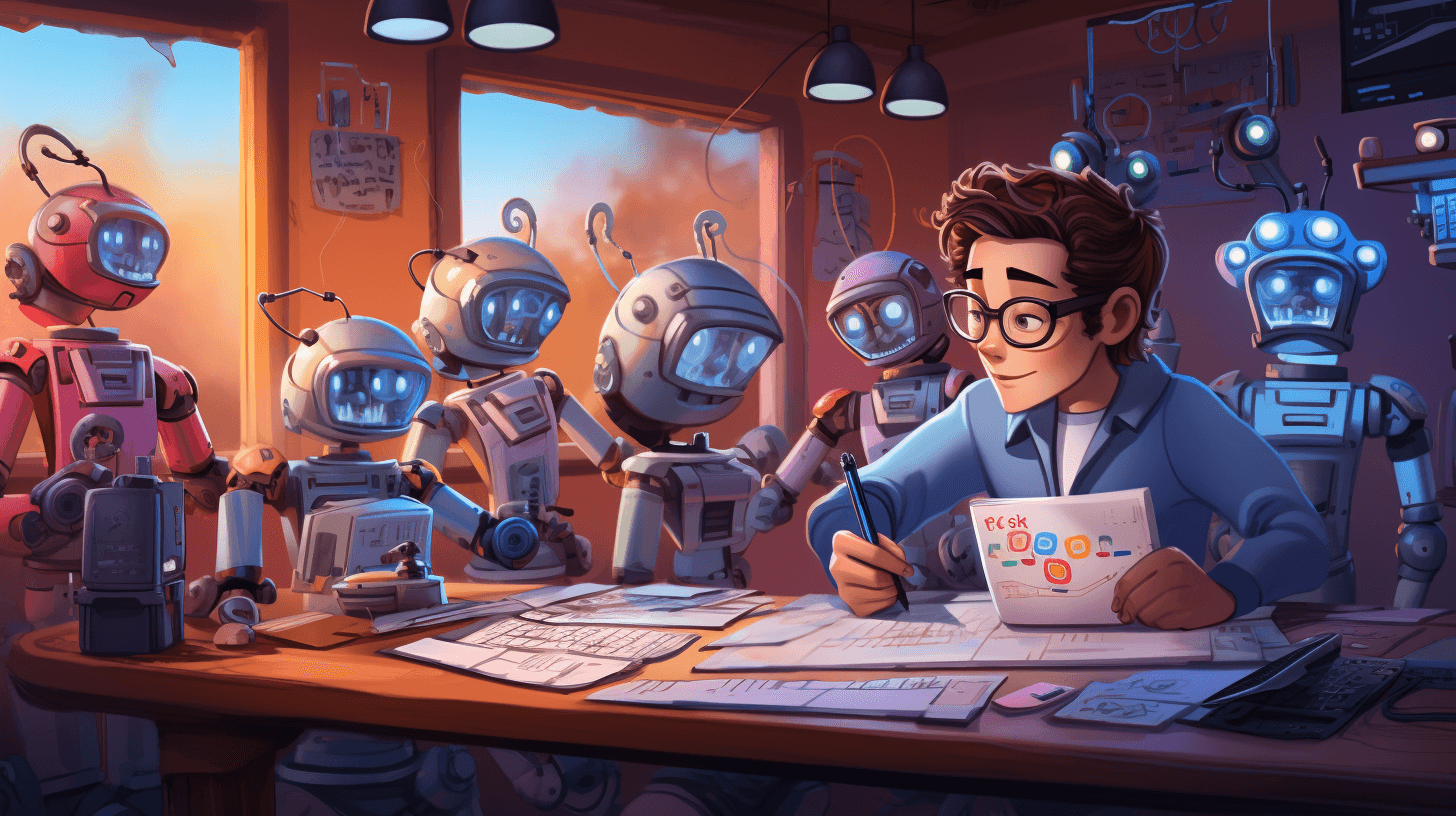 Developer using plan mode to organize AI agents before executing tasks in Claude