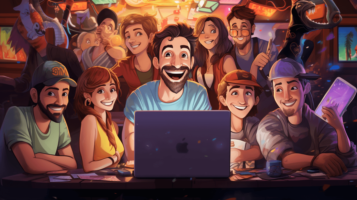 happy employees and customers