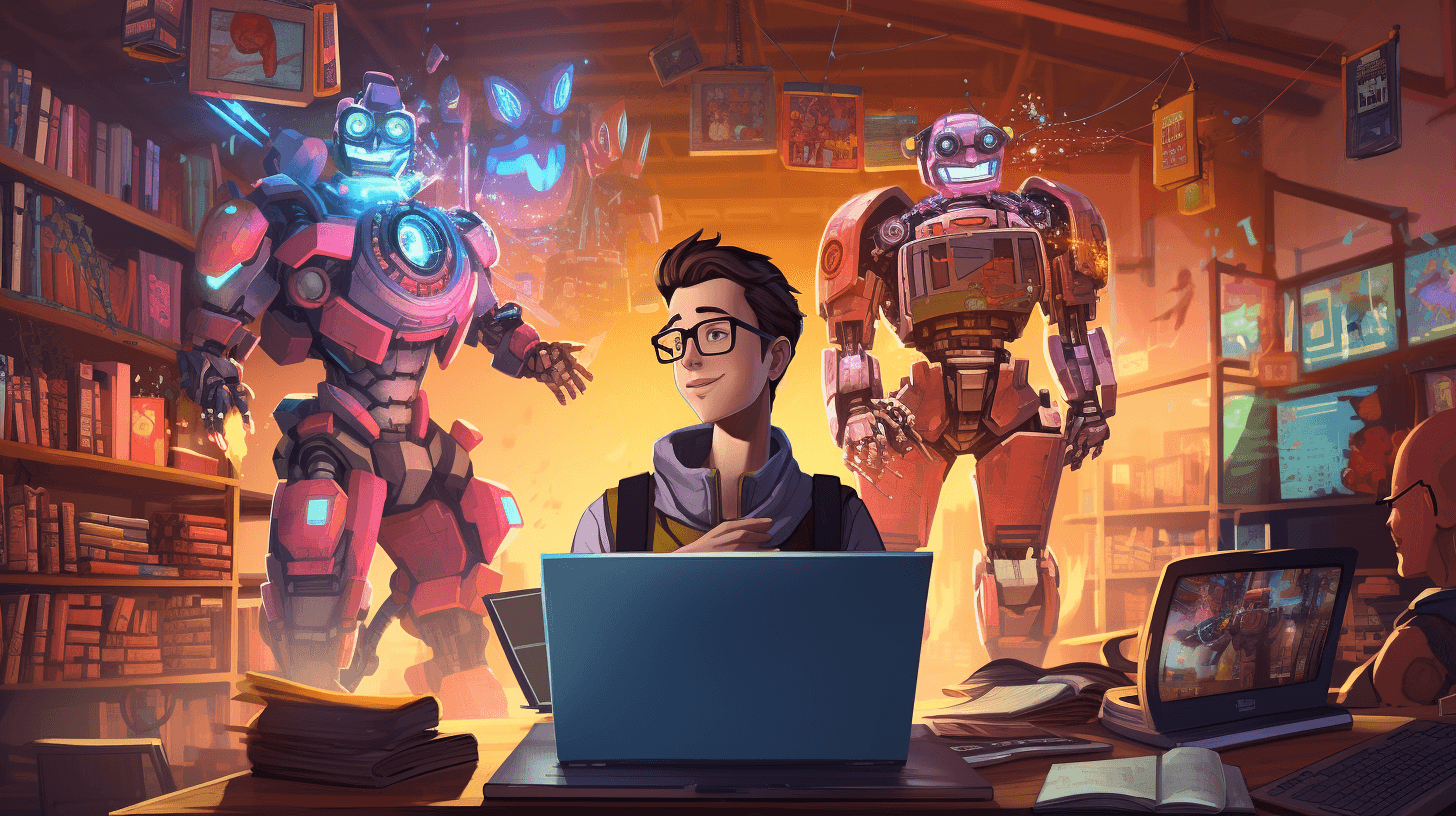 Developer studying software engineering fundamentals while AI handles implementation in the background