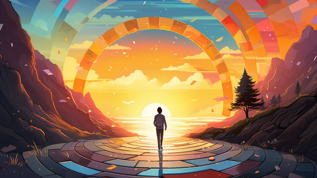 A futuristic or inspirational image representing growth and innovation.